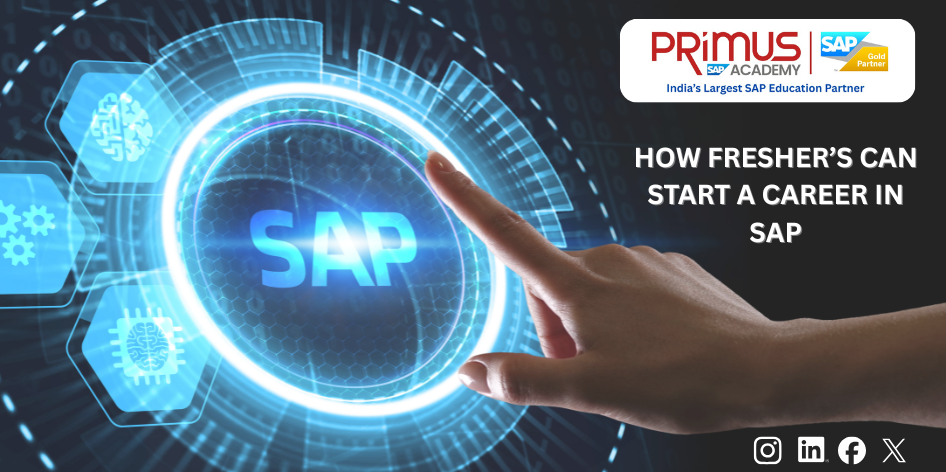 How Freshers Can Start a Career in SAP. Blog post image